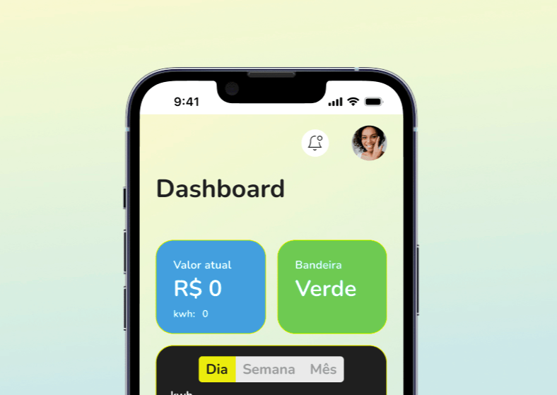 Mockup 3d de 2 smartphones Iphone 13 mini exibindo a tela de chat com a IA e outra exibindo a tela de boas vindas do app ContaLeve